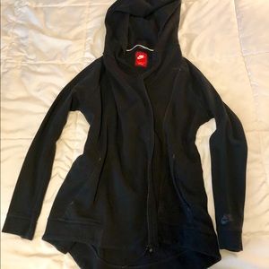 Black Nike zip hoodie size large L